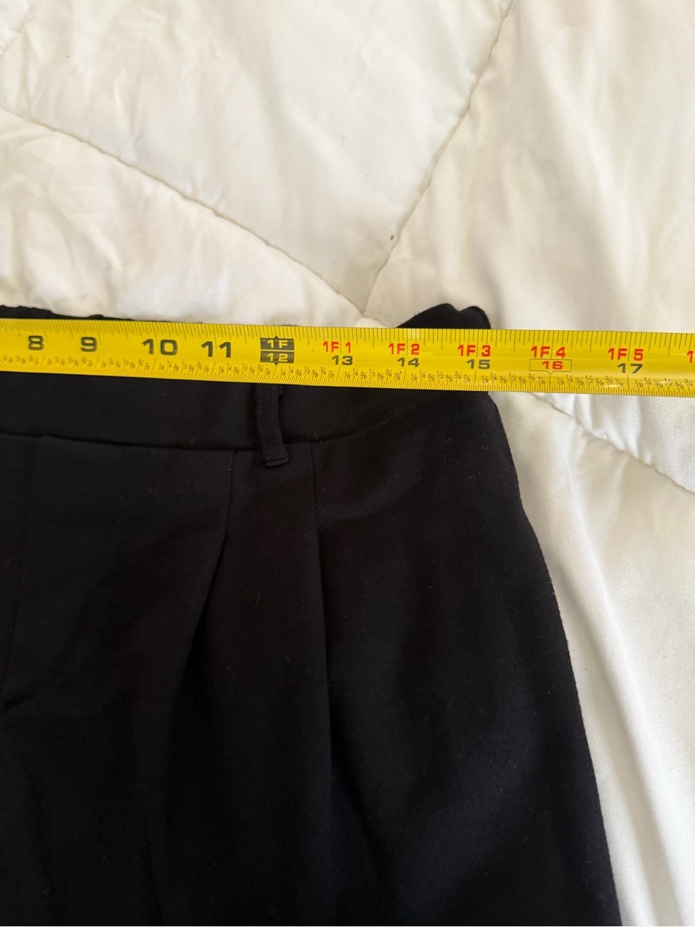 High-Rise Black Pleated Mini Skirt - Picture 6 of 6